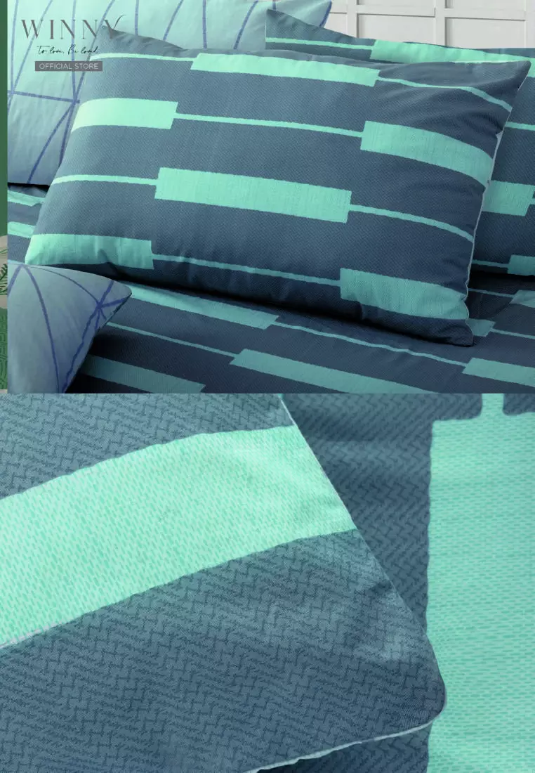 Buy Winny Winny Reverie Fitted Sheet Set Easy Care Cotton 680 TC