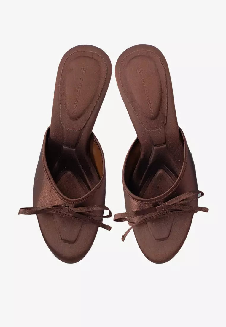 Dr Cardin Women Lush Eve 2-inch Heels | Satin | Suede L-RNZ-9339