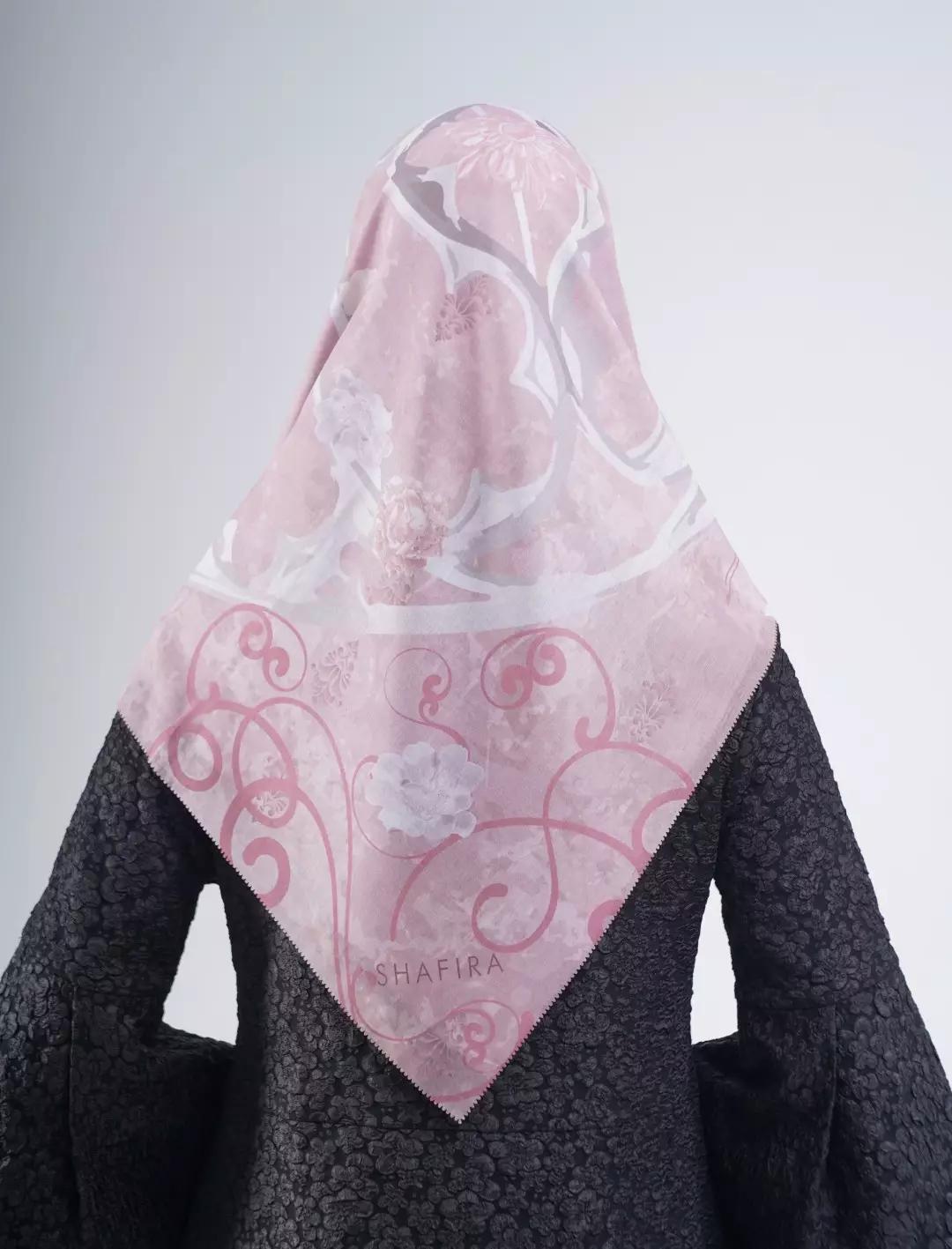 Florentine Printed Scarf Rose | Hijab Kerudung Segi Empat Motif