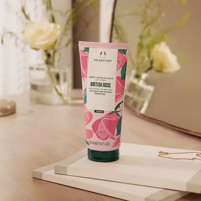 British Rose Body Lotion 200ml
