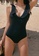 XAFITI black Women's Vintage Style Ruffled Backless One-piece Swimsuit - Black D38DFUS9231DC8GS_2