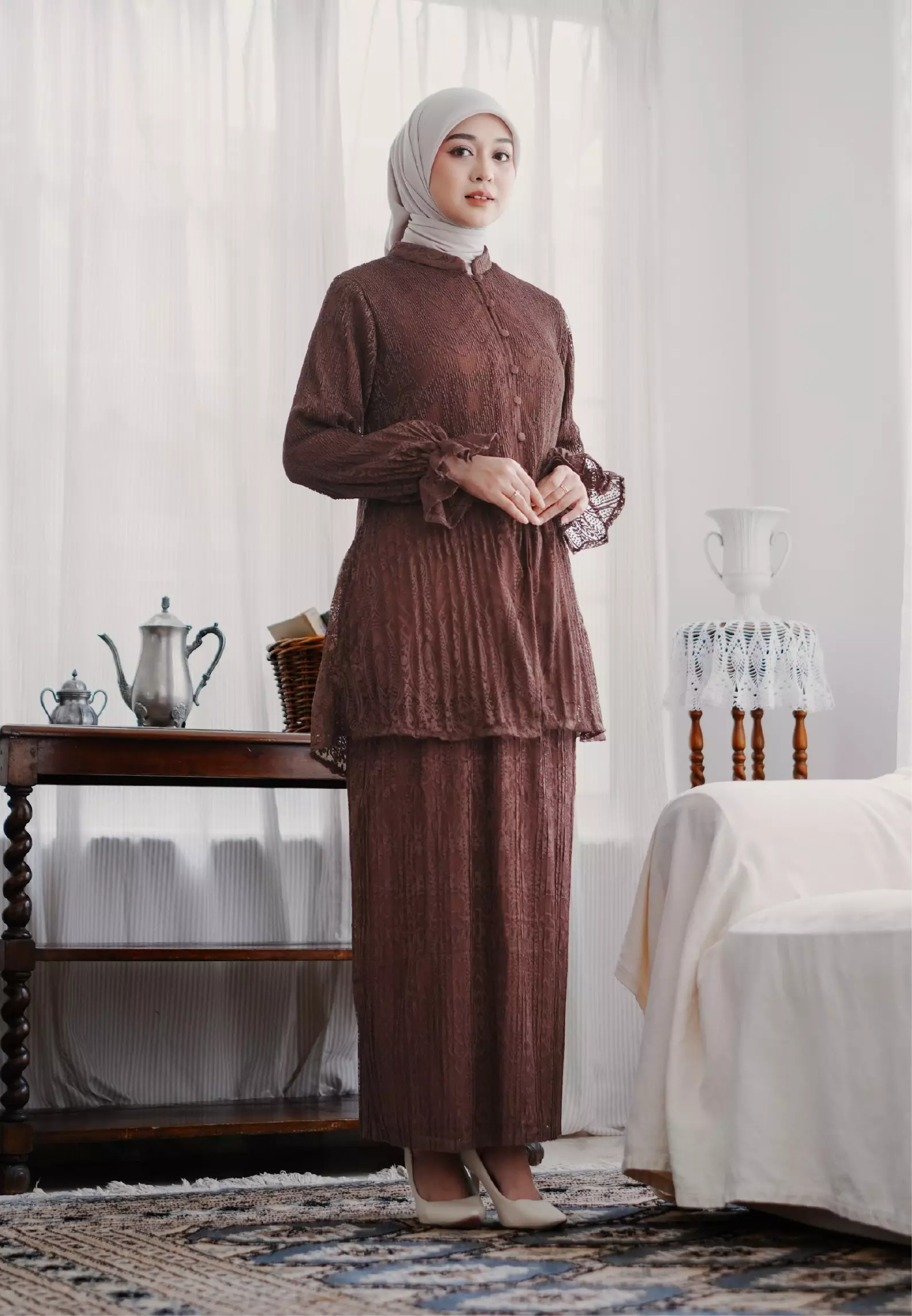 Dalilah Blouse -  Chocolate