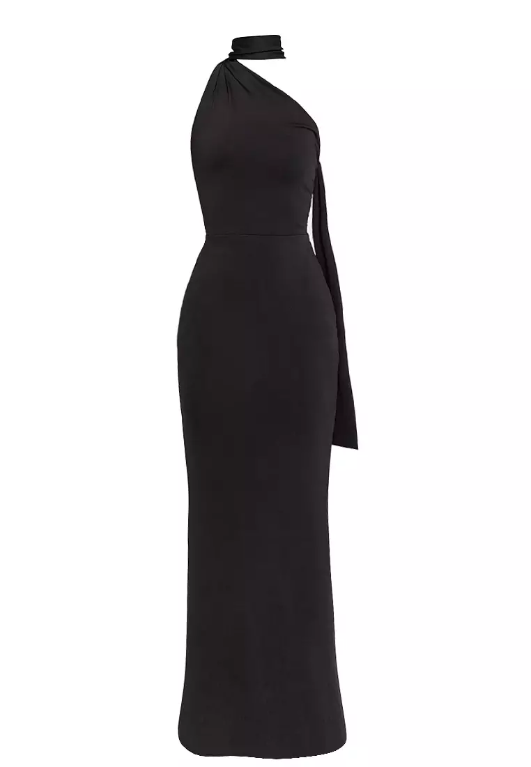 Vivienne One-Shoulder Backless Maxi Dress