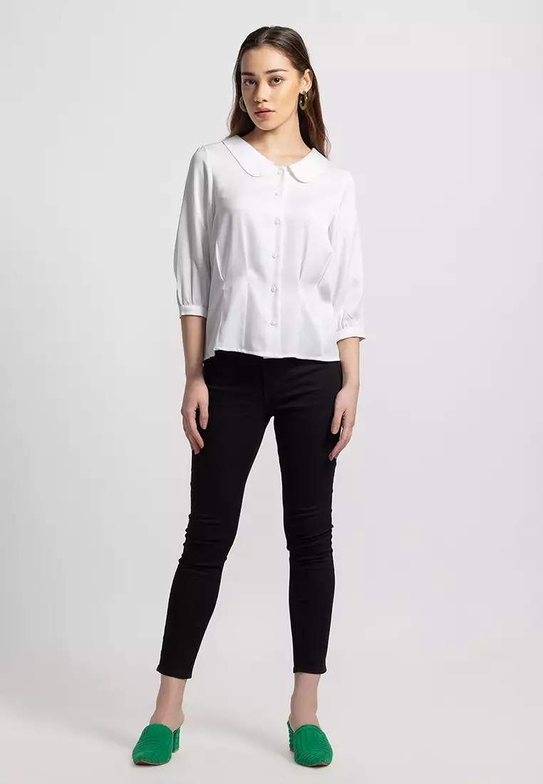 White deals casual blouse