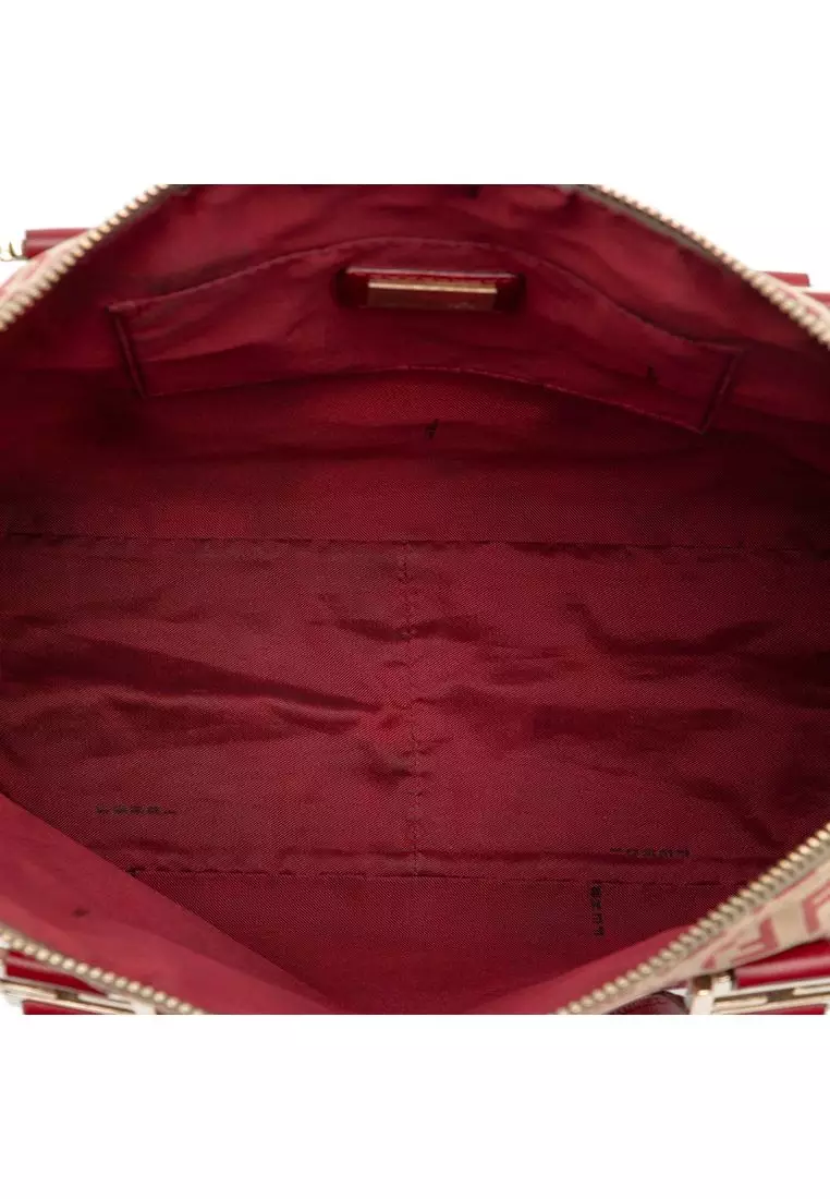Pre-Loved Fendi Zucchino Canvas Tote