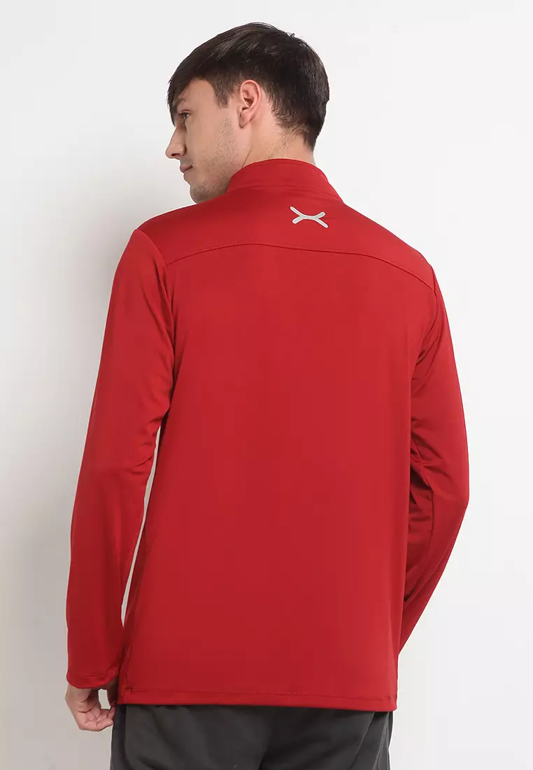 Flexzone Long Sleeves CNY Imlek Edition Maroon Silver