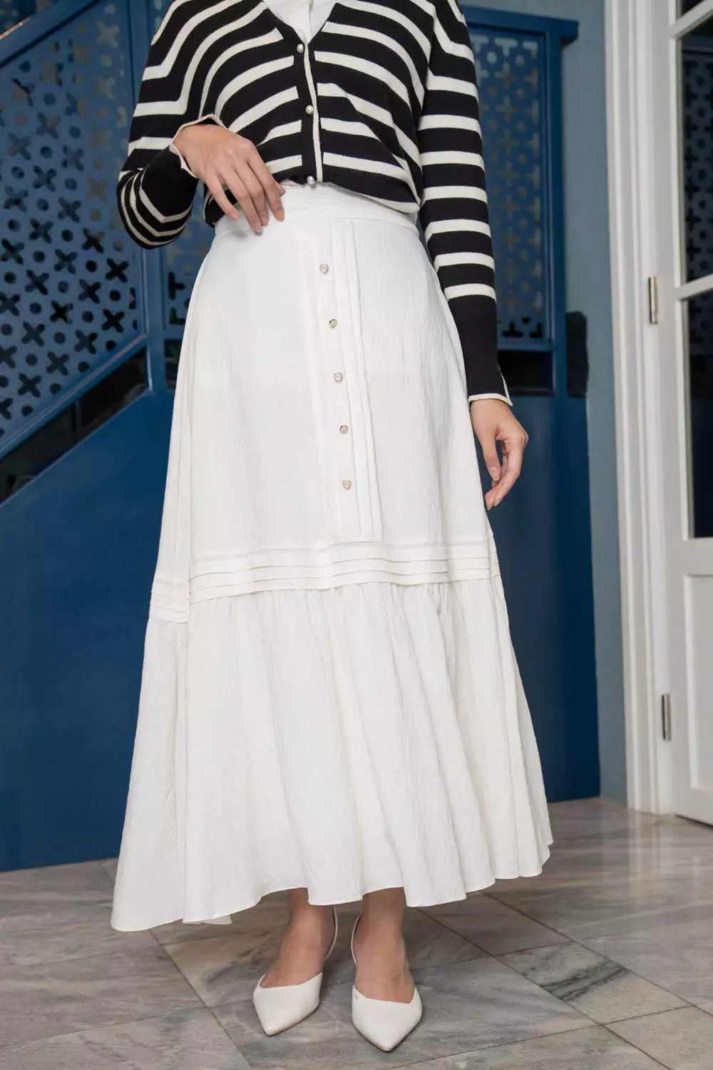 Klamby - Cesia Skirt Pearly White