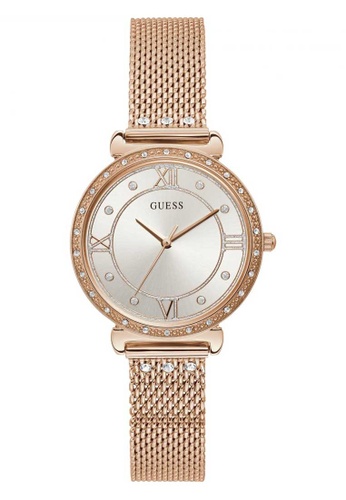 Guess Watch pink Guess W1289L3 Rose Gold Stainless Steel Mesh Ladies Watch F6963AC98853A8GS_1