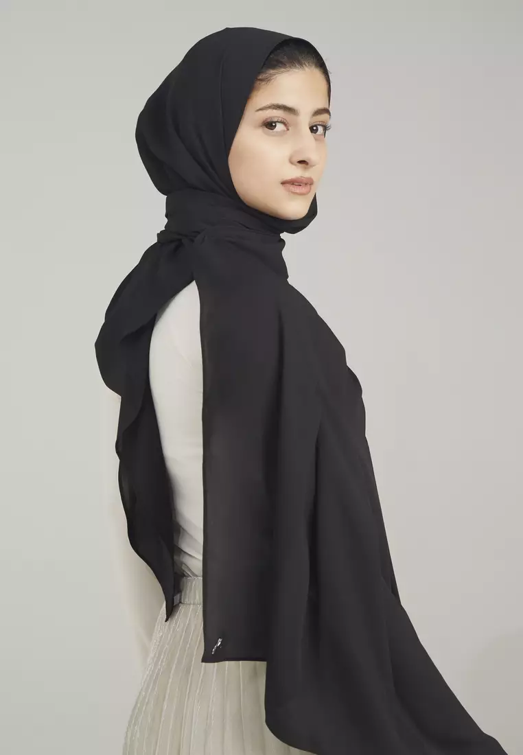 HUSNA ORIKAMI BOX PLEATED SCARF