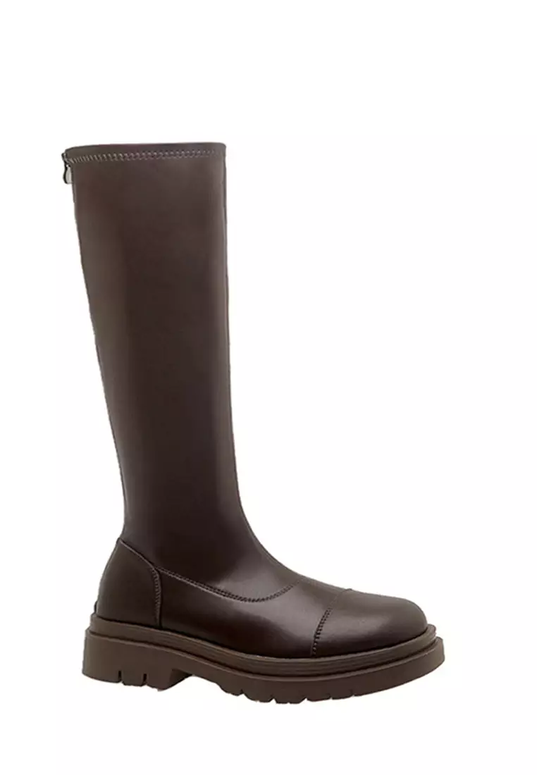 Discount on Twenty Eight Shoes  shoes - SKU: Round Toe Cow Leather Skinny Long Boots TLD525-8
