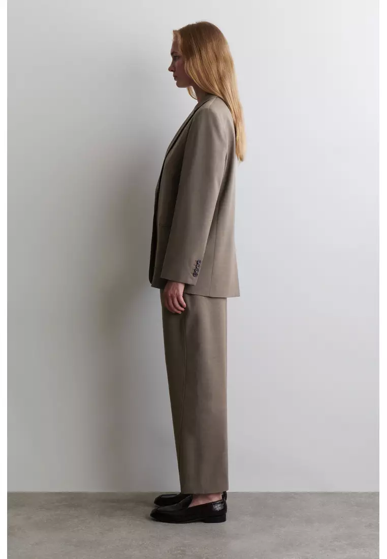 WOOL-BLEND BLAZER
