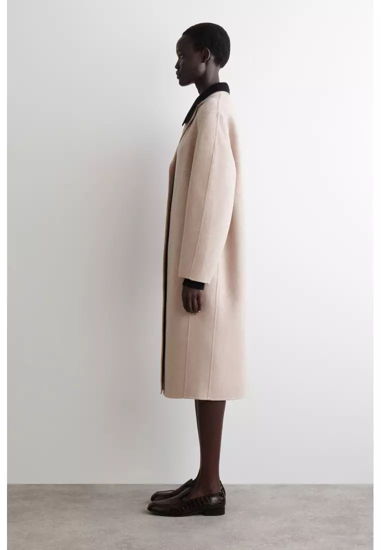DOUBLE-FACED WOOL LONG COAT