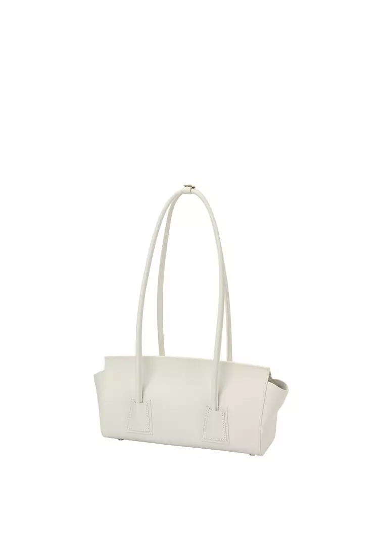 UNNI Baguette Shoulder Bag - Cream Beige