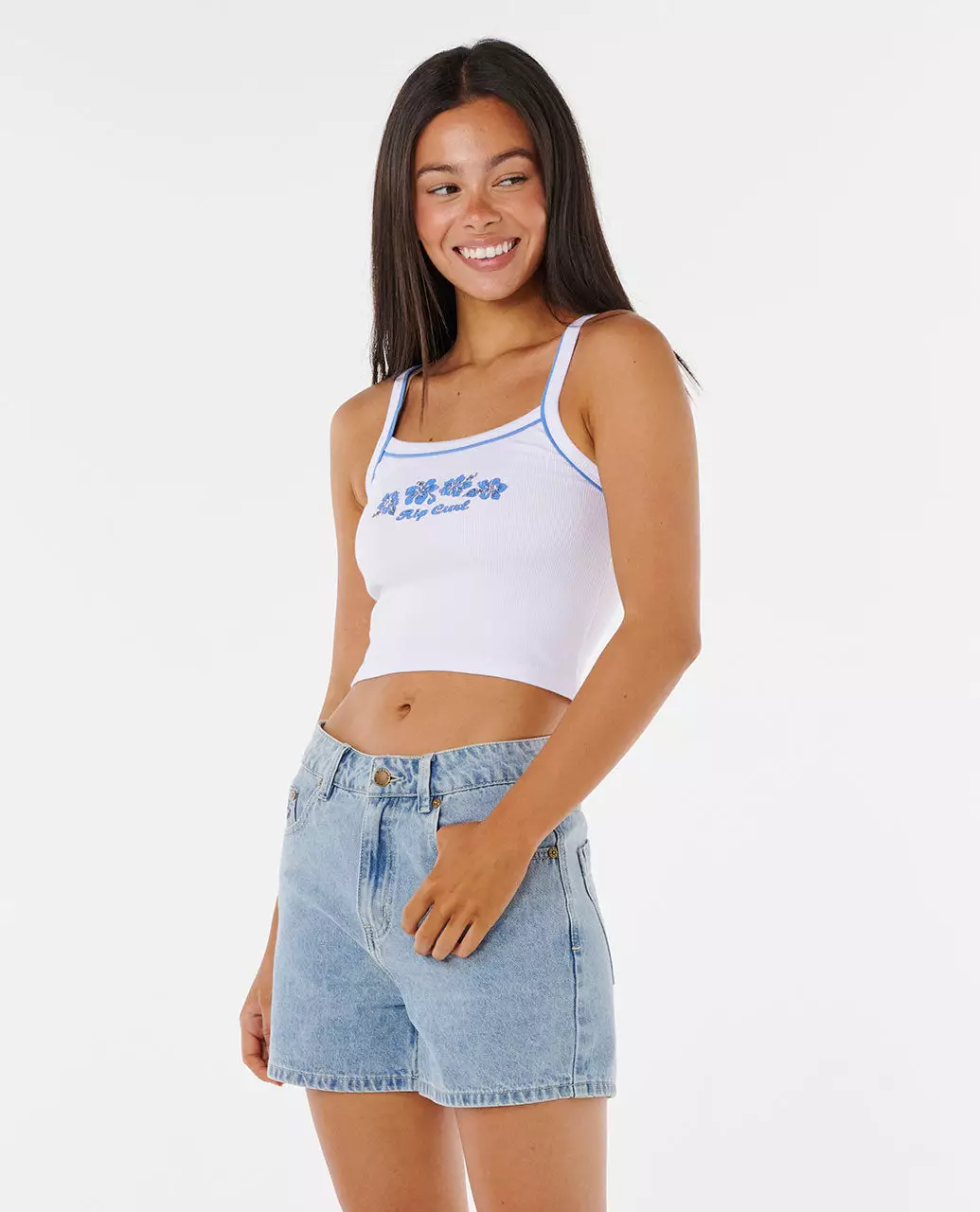 Rip Curl Women Keepsakes Baby Tank - White