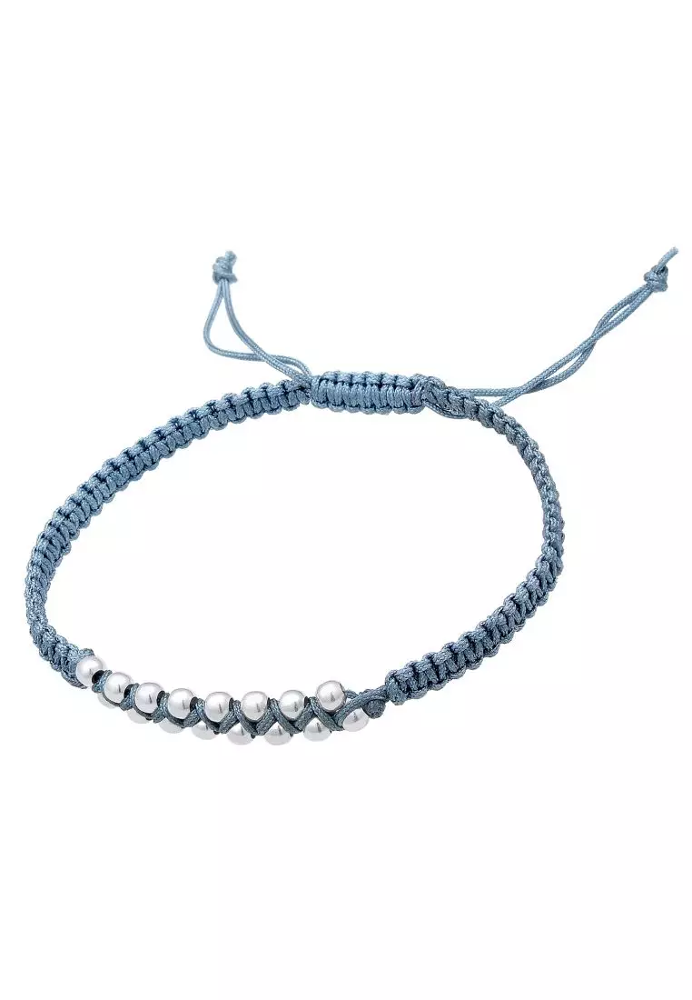 Bracelet Bead Blue Nylon