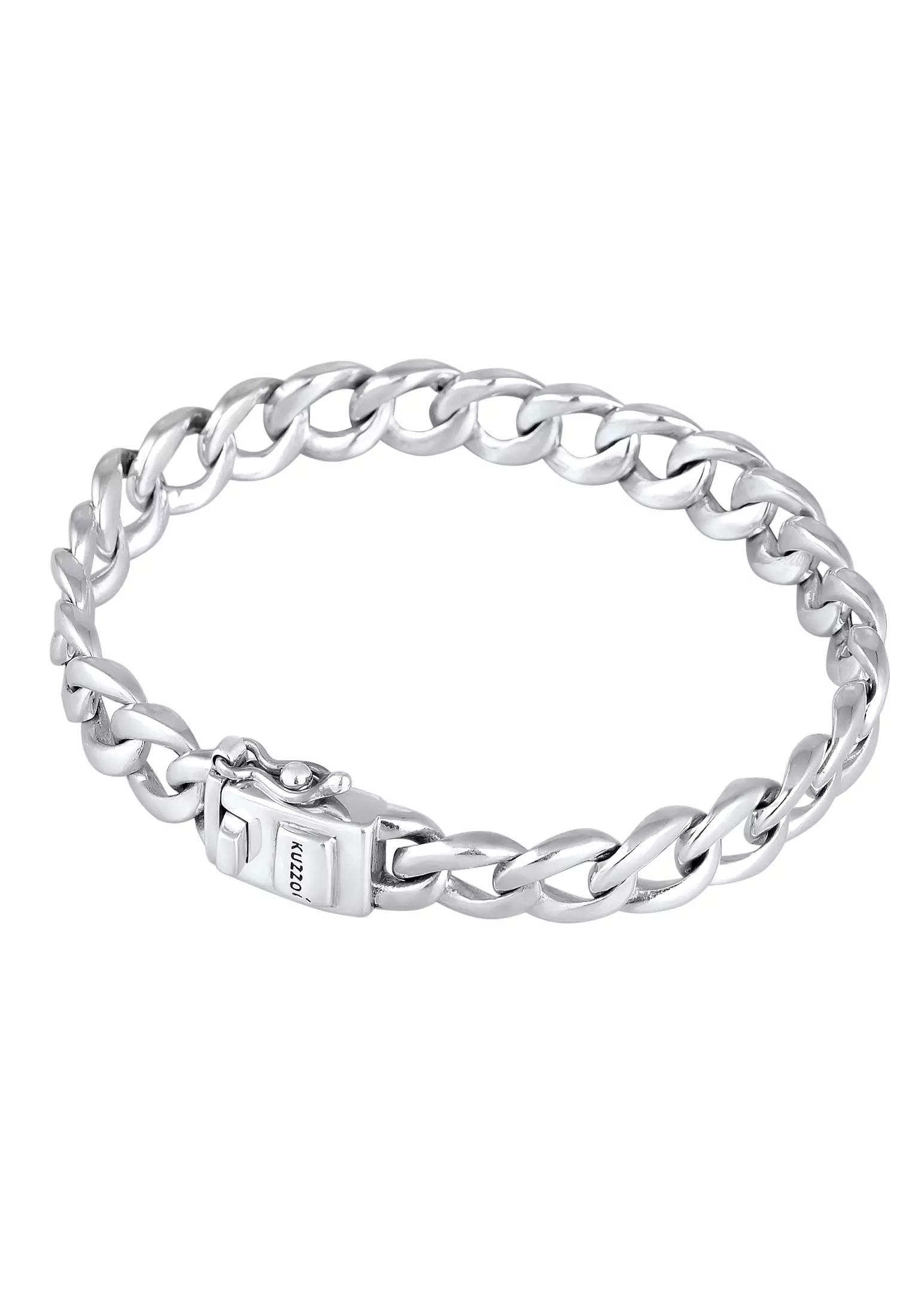 Bracelet Men Curb Chain Box Clasp