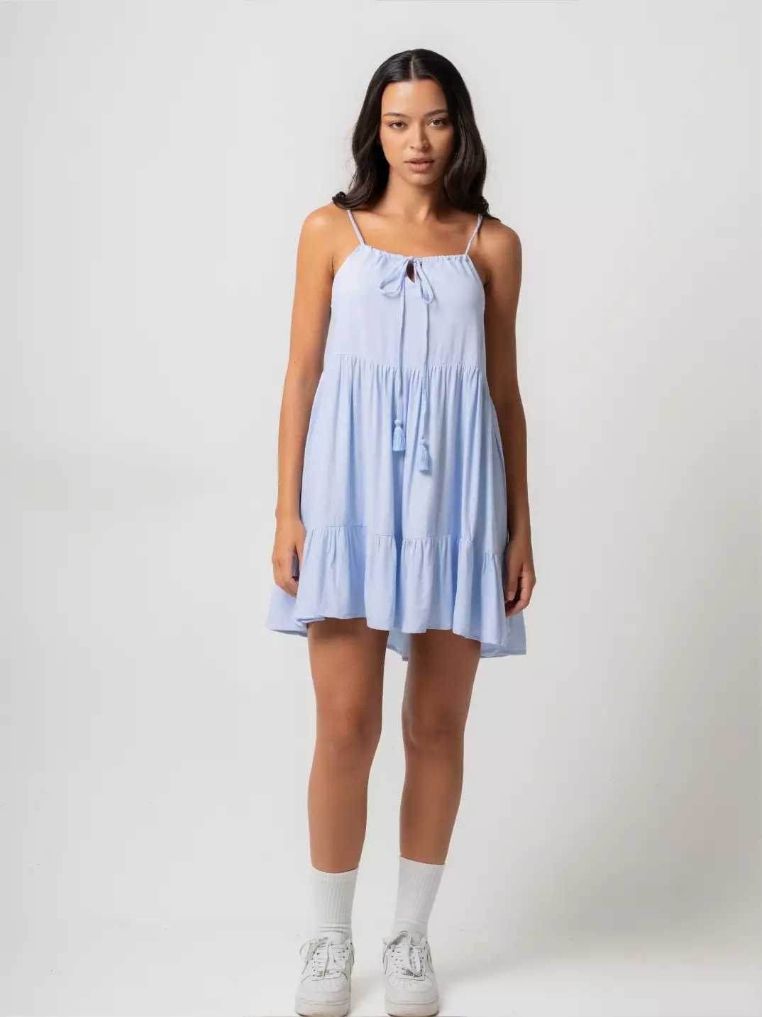 Conch Dress Ice Blue