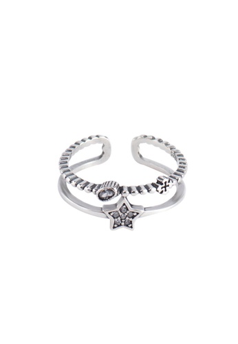 A-Excellence silver Premium S925 Sliver Star Ring 8AB0BAC4C62862GS_1