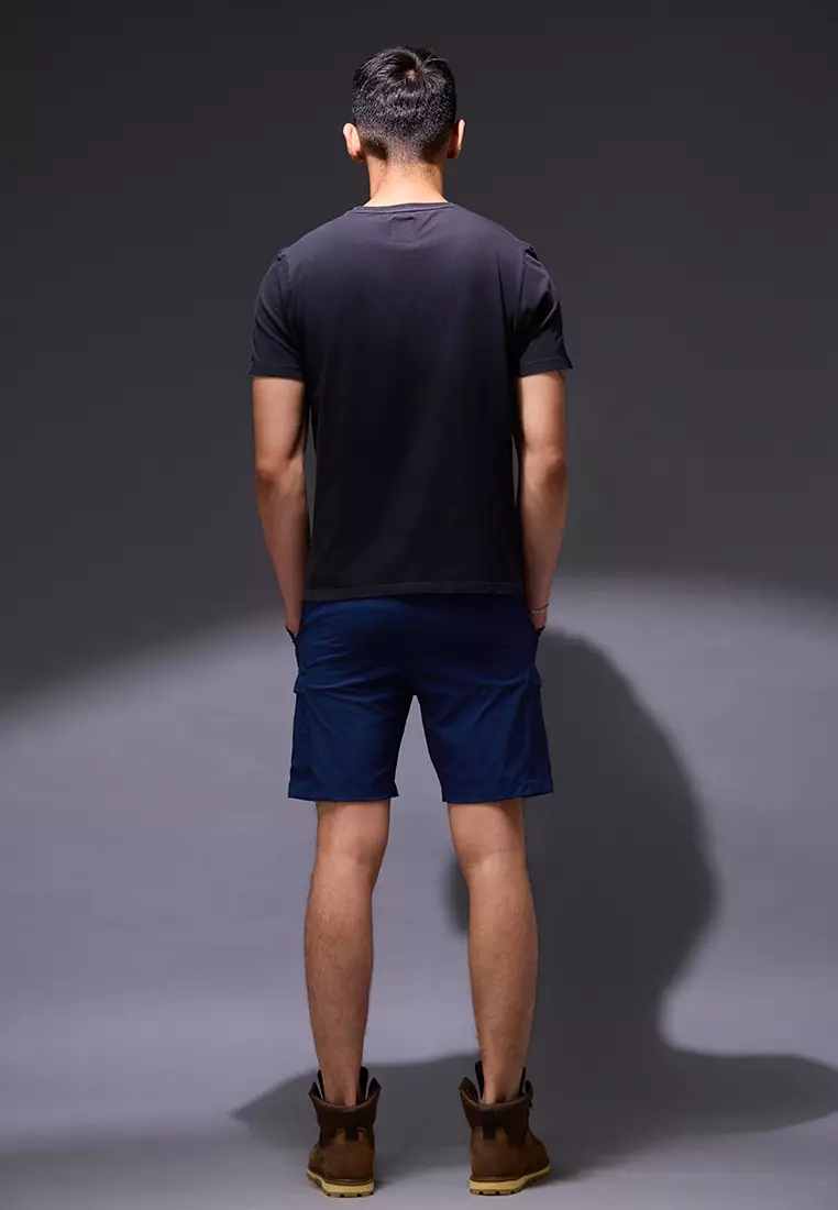 OxconShort Pants Cargo 4 WayStretch Nylon Cotton Navy