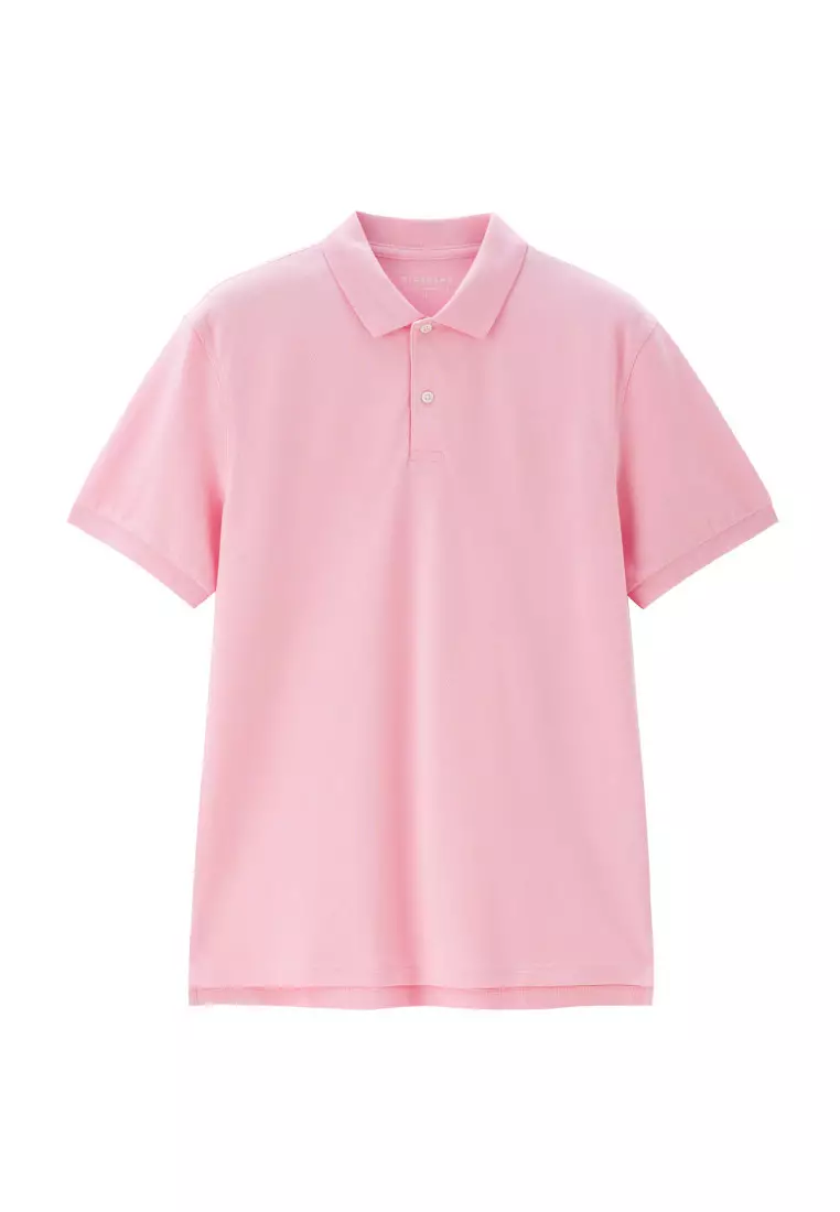 Korea Collection Men's 100% Cotton Short Sleeve Polo 01015514
