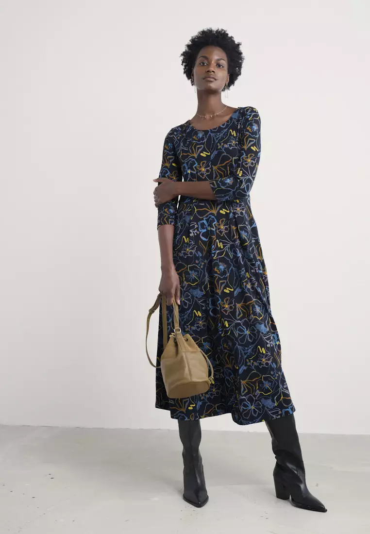 Seasalt Cornwall Navy Veronica Dress