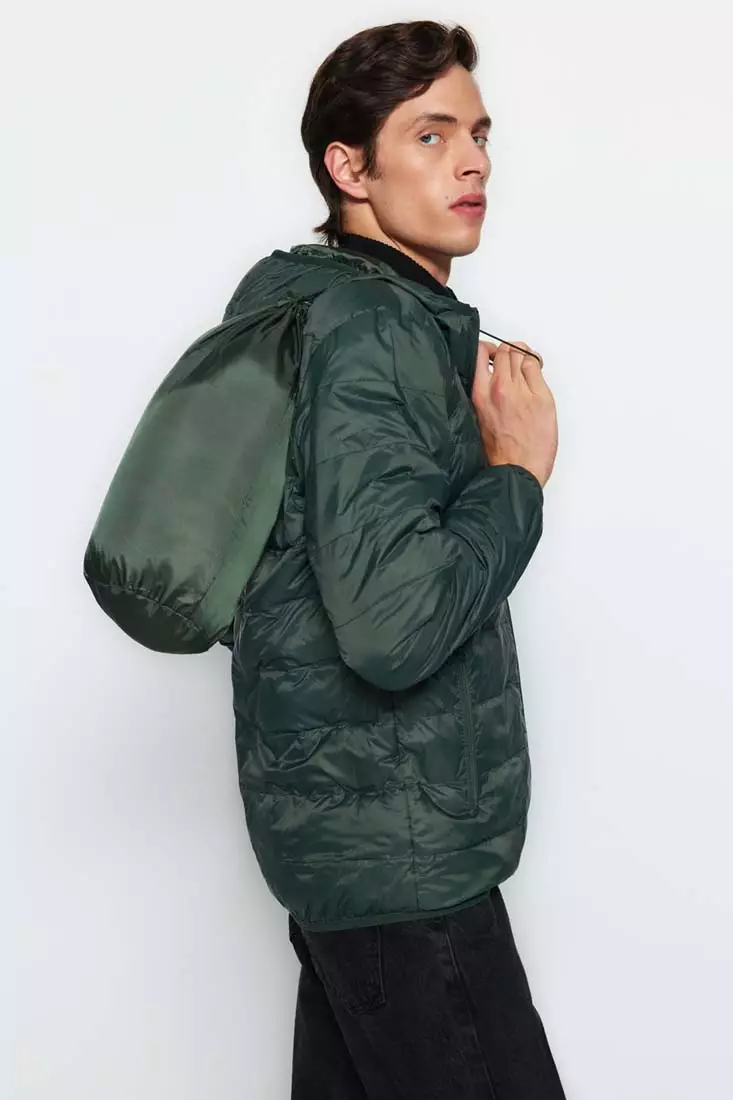 Down jacket in clearance a bag