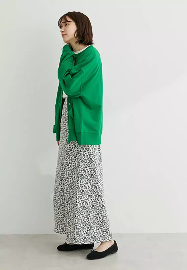 Green Parks - Takumi Pattern Flower Skirt Light Gray