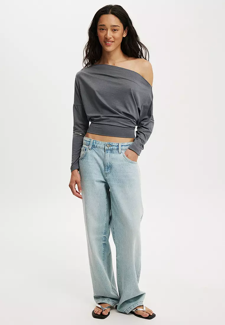 Peyton Off Shoulder Long Sleeve Top