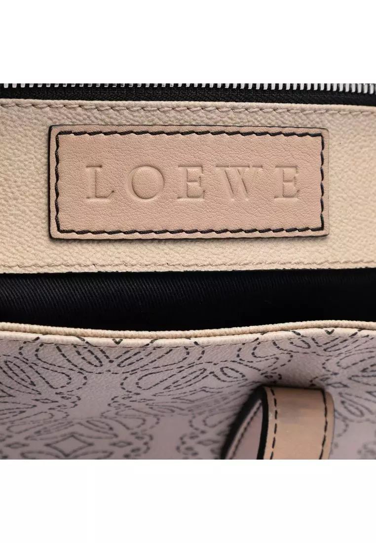 Pre-Loved Loewe Anagram Coated Canvas Kite Satchel