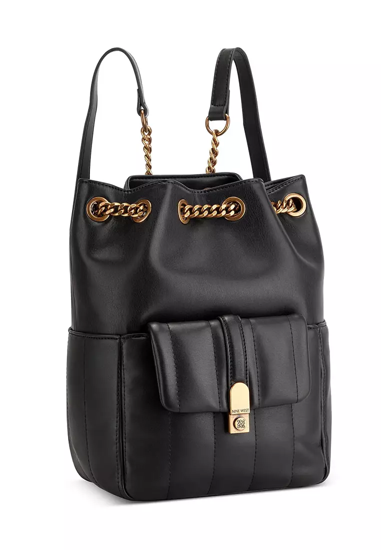 Nine west leather top backpack