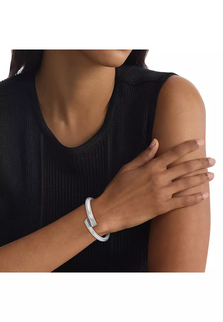 CK Spiral Women's Stainless Steel Bangle - 35000762