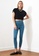 Trendyol blue Black High Waist Skinny Jeans 006C7AA0DE8384GS_4