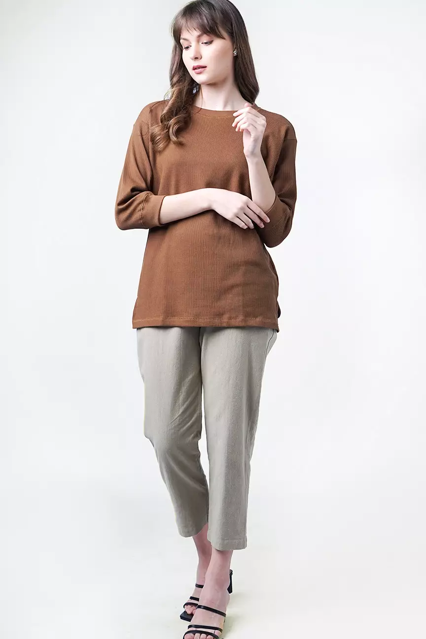 Sweater Wanita Minerva Brown