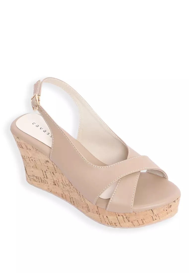 Jual Cavasso Pamela Wedges Original 2026 | ZALORA Ind…