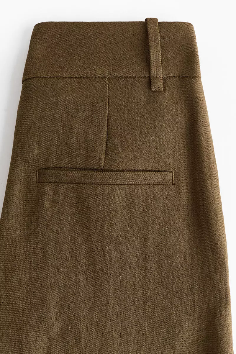 Wide tailored trousers