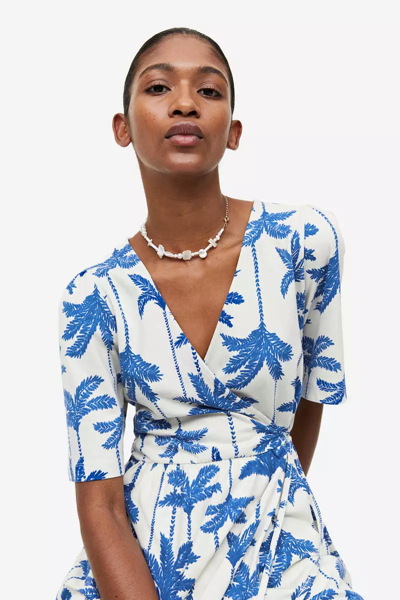 Jude jersey wrap sales dress