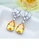 Glamorousky white Fashion and Elegant Geometric Yellow Cubic Zirconia Earrings 88A4FAC4AC8111GS_3
