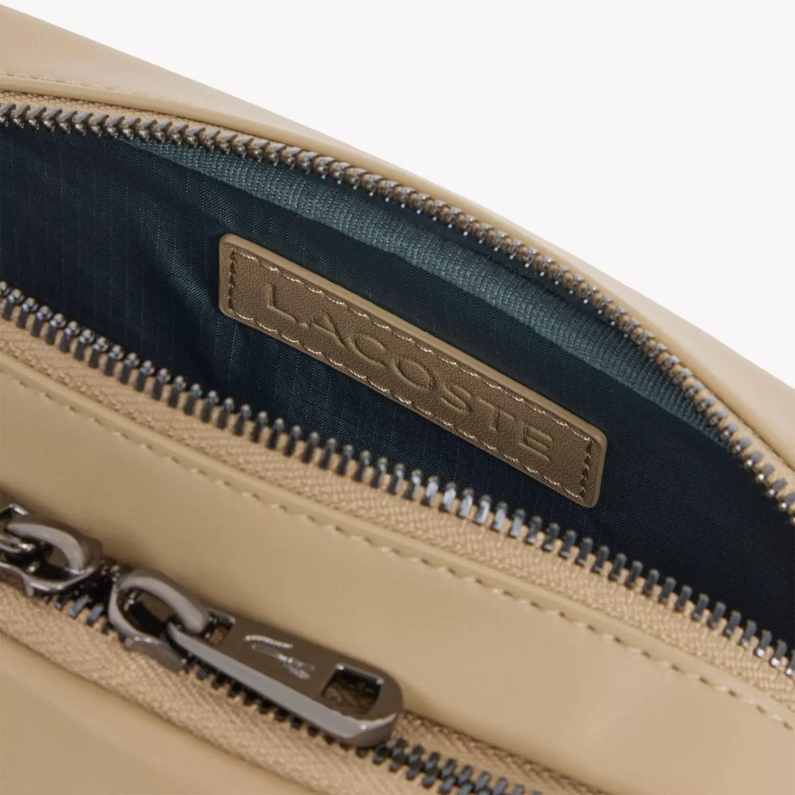 Vertical Leather Monogram Satchel