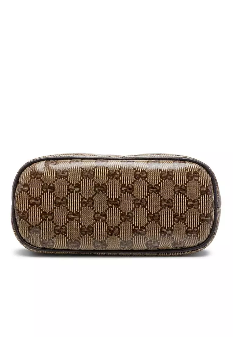 Pre-Loved Gucci Mini Gg Crystal Dome Satchel