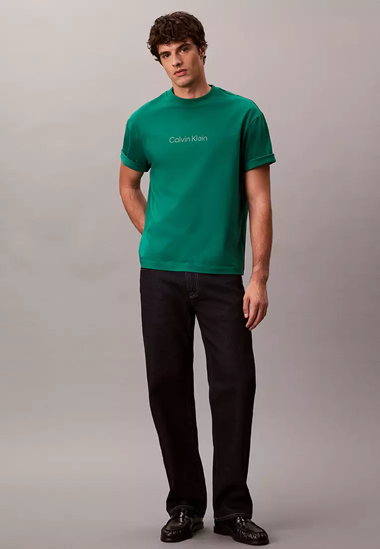 商標圓領T恤 - Calvin Klein Jeans