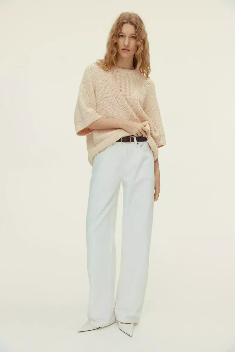 Rib-knit top