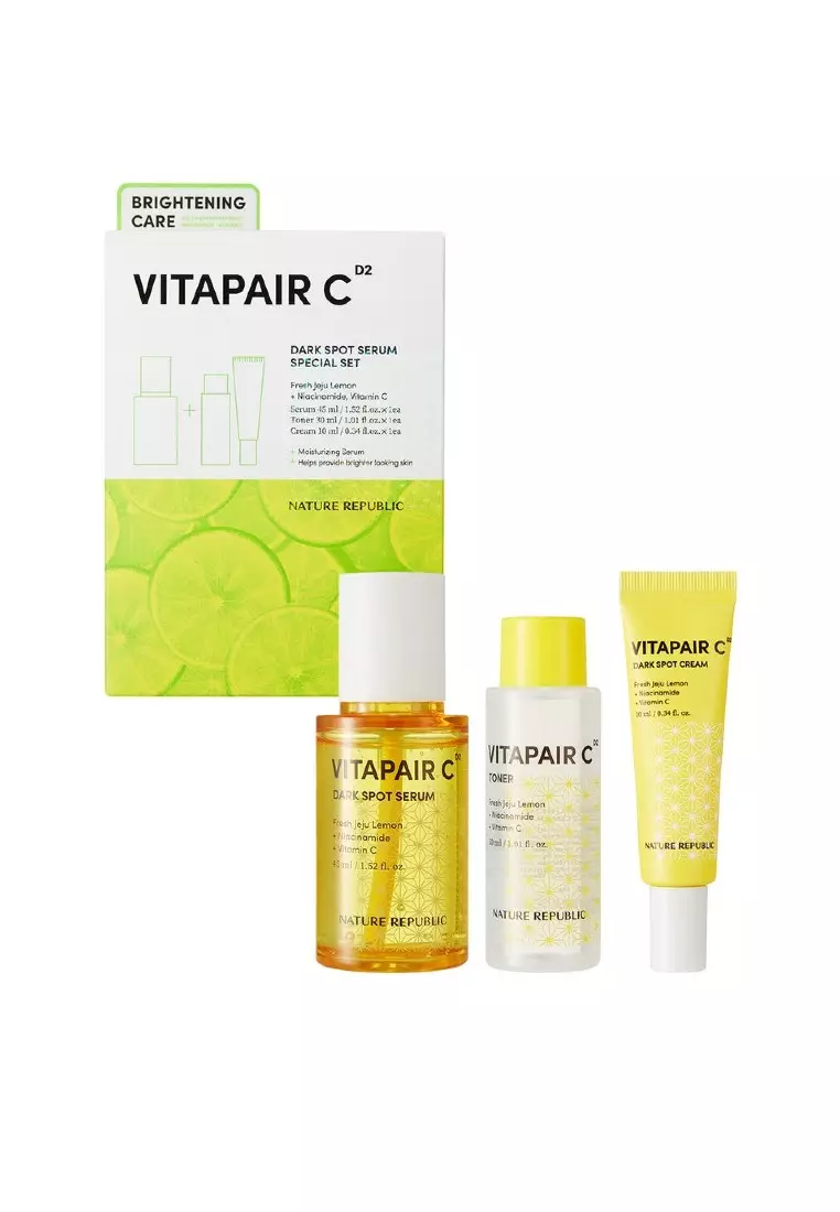 Buy Nature Republic Vitapair C Dark Spot Serum Special SET 2023 Online  ZALORA Singapore