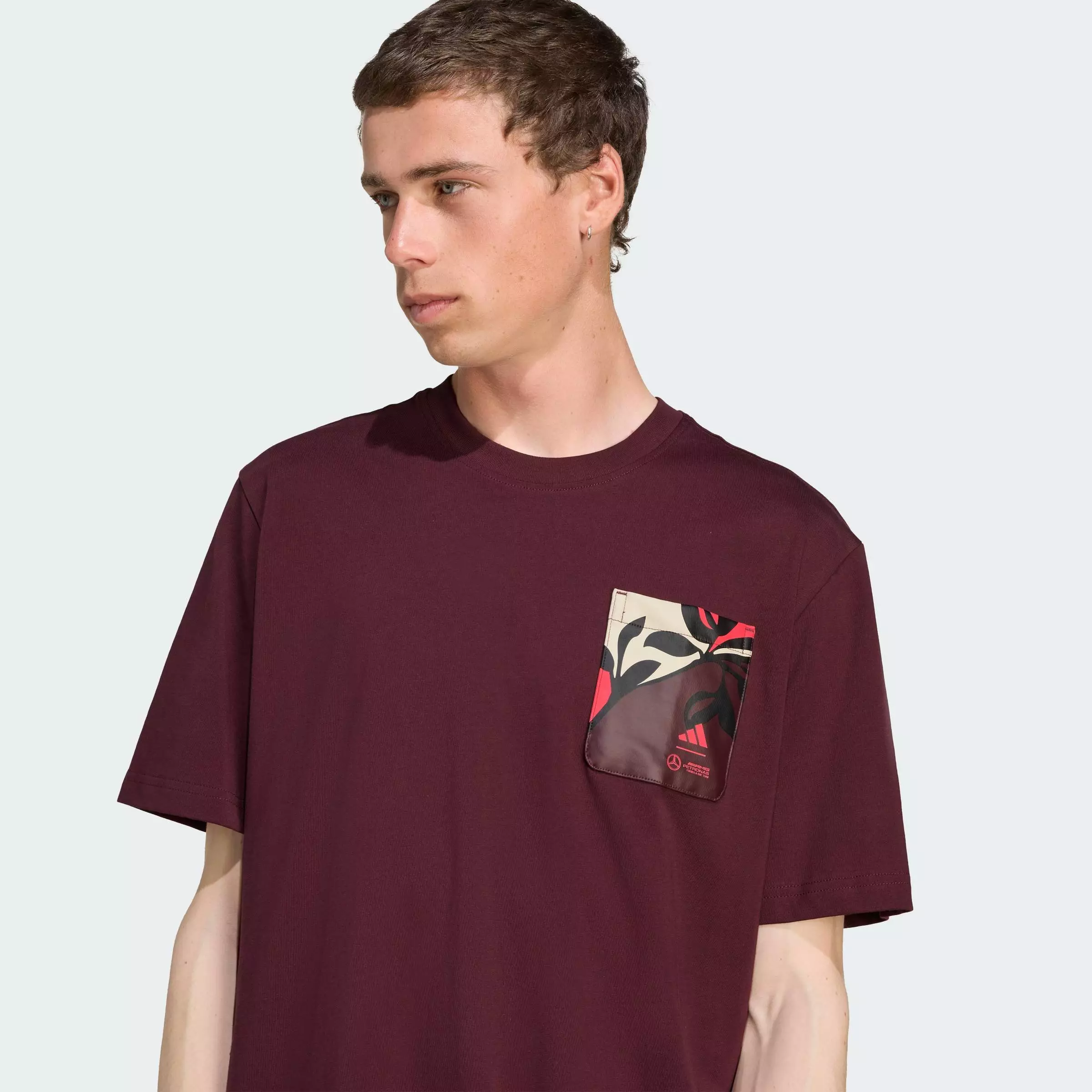 Motorsport Mercedes - AMG Petronas Formula One Team Summer Tee Men Burgundy JW3363