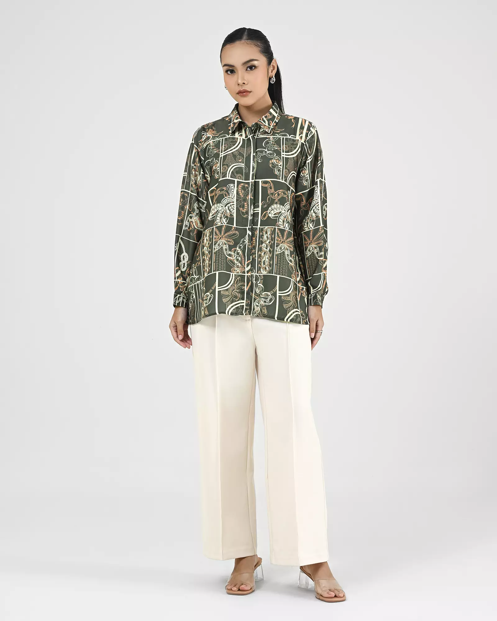 Geulis.id KEYLANI SHIRT - Charcoal