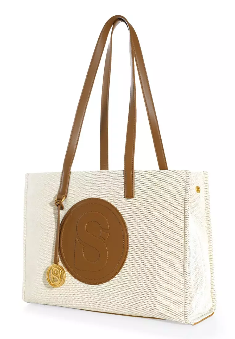 Izzy Tote Bag Button Scarves
