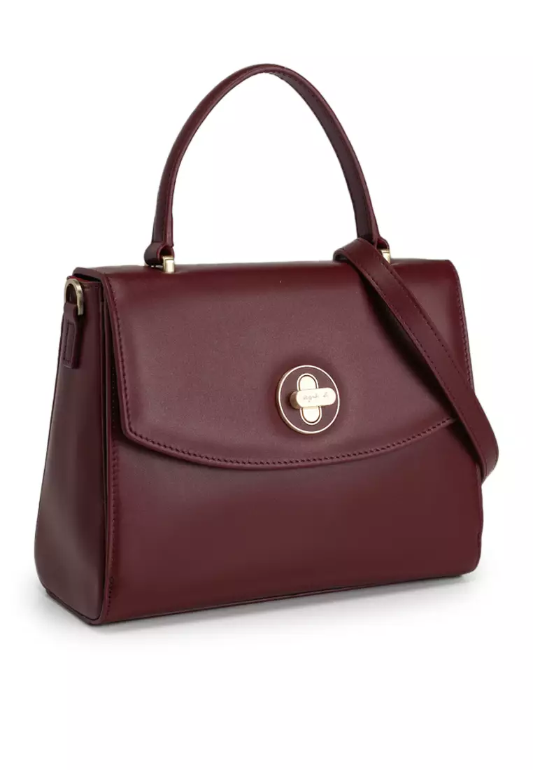 agnès b. Leather Top-Handle Bag 2025 | Buy agnès b. Online