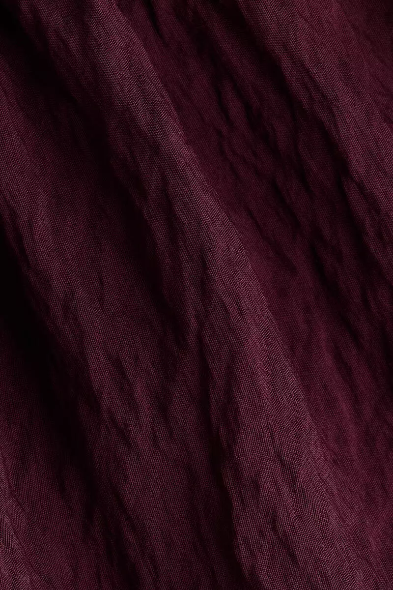 Crêpe A-line skirt