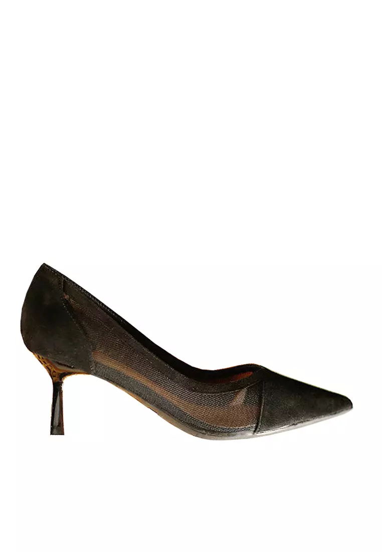 Discount on Twenty Eight Shoes  shoes - SKU: VANSA Fashion Sexy Mesh Mid Heel Pumps VSW-H100-2