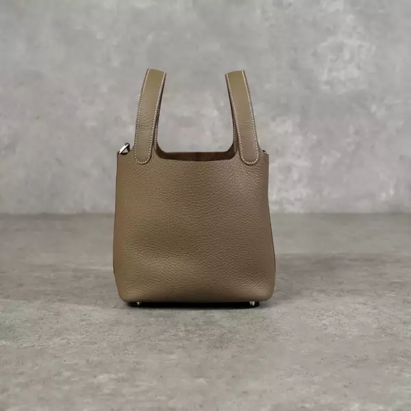 Tas HERMES PICOTIN 18 ETOUPE PHW BAG 100% ORIGINAL