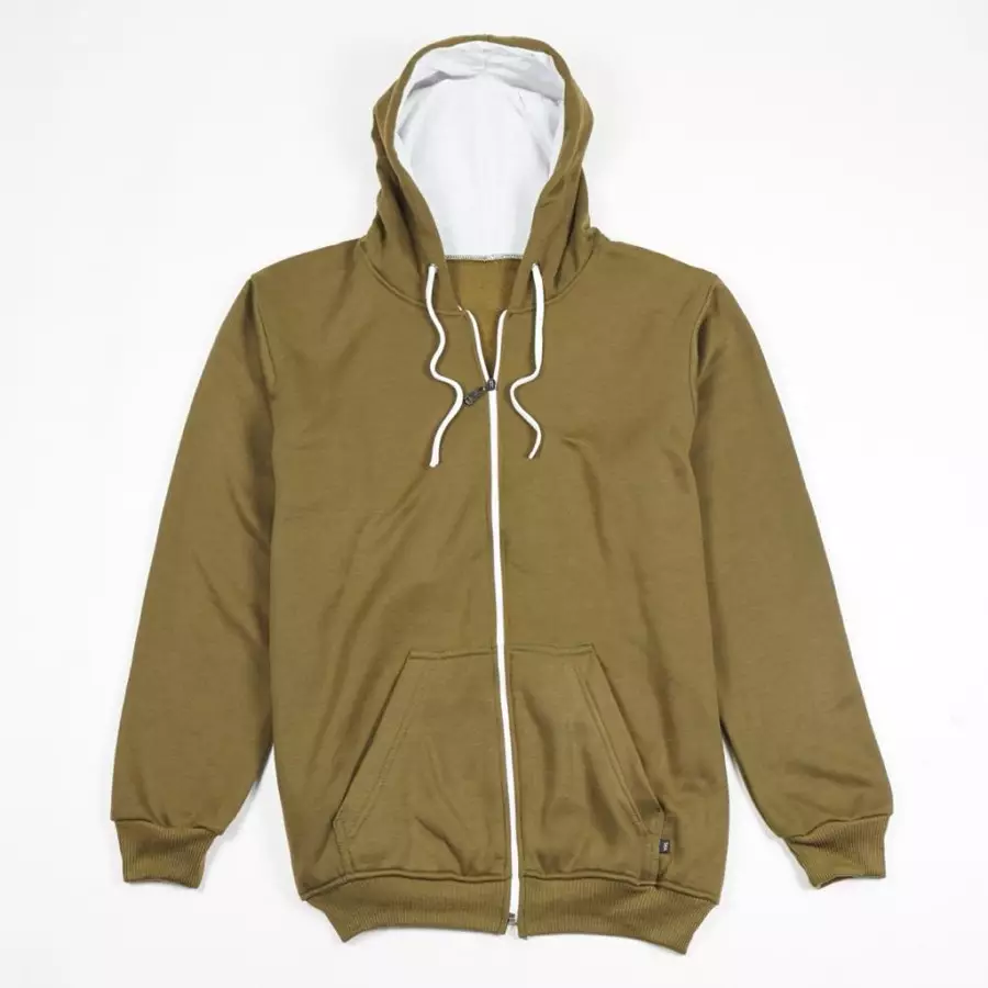 Jaket hoodie polos outlet